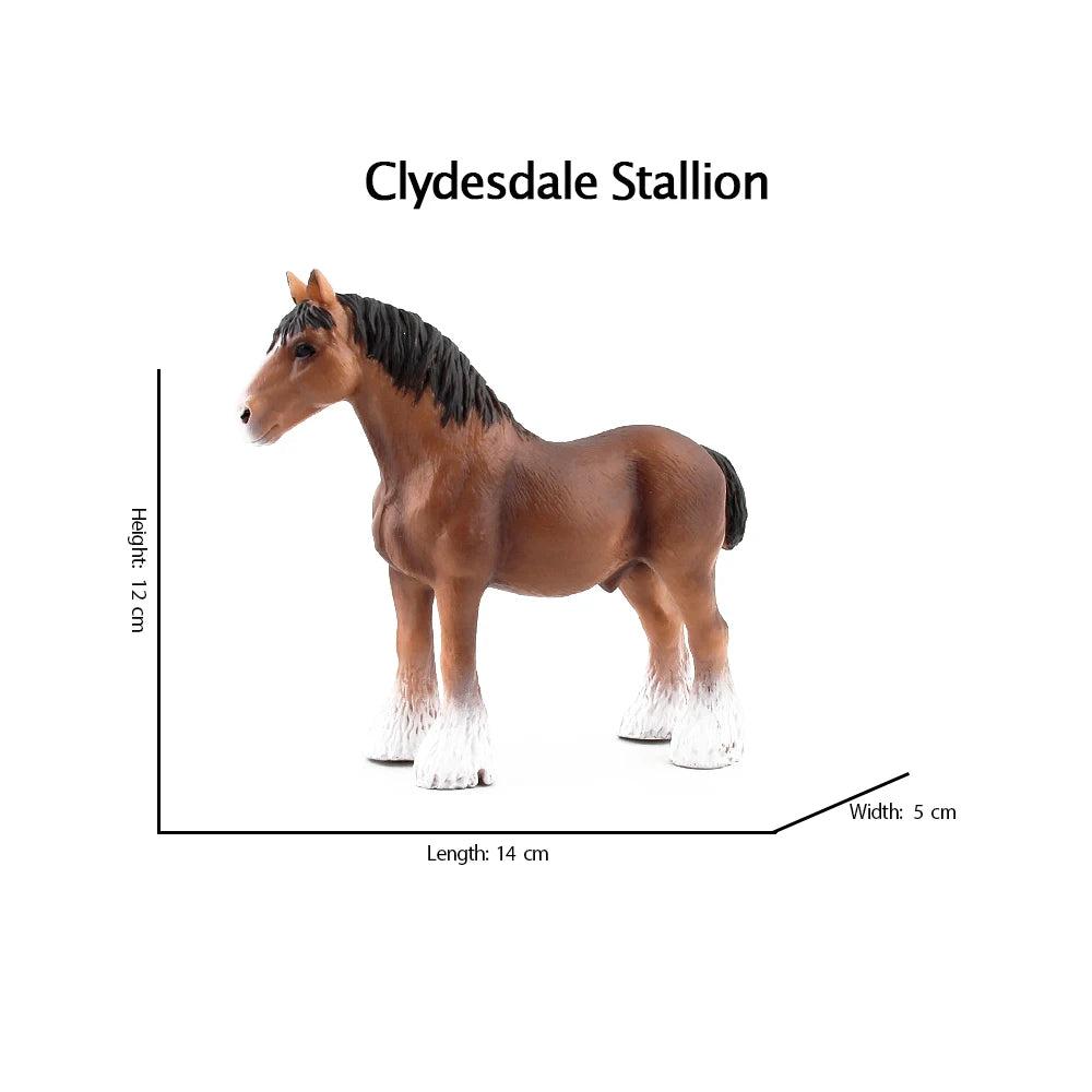 Horse & Farm Animal Figures – Playset