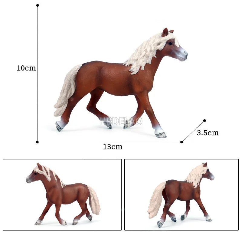 Farm Horse Model Figures – Appaloosa, Hanover, Clydesdale, Quarter & Arabian