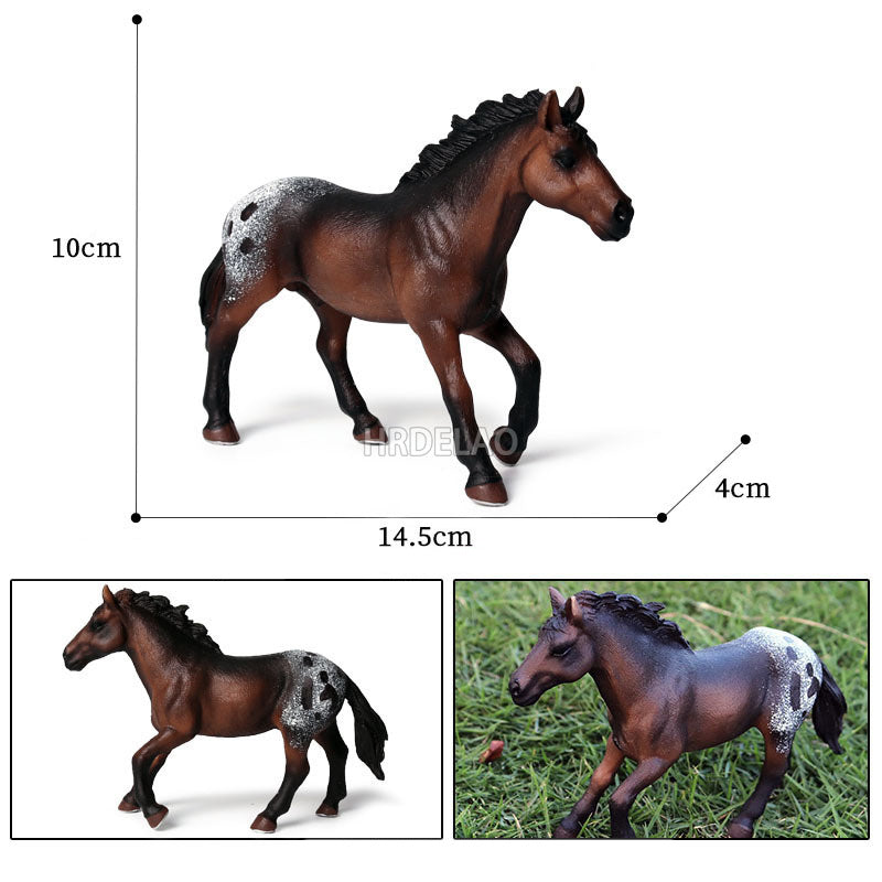Farm Horse Model Figures – Appaloosa, Hanover, Clydesdale, Quarter & Arabian