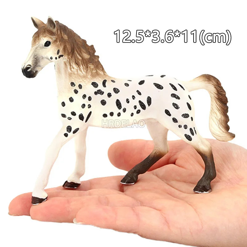 Farm Horse Model Figures – Appaloosa, Hanover, Clydesdale, Quarter & Arabian