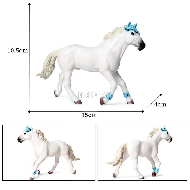 Farm Horse Model Figures – Appaloosa, Hanover, Clydesdale, Quarter & Arabian