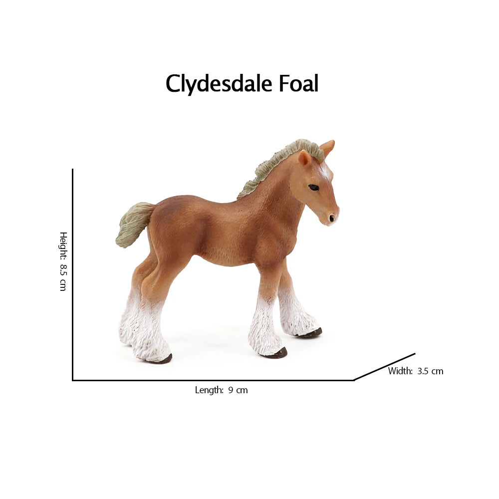 Horse & Farm Animal Figures – Playset