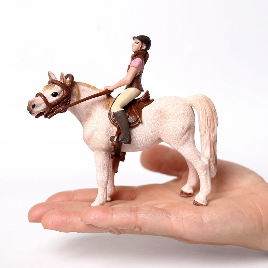 Farm & Riding Playset – Horses, Foals & Riders Figurines | Ideal Gift