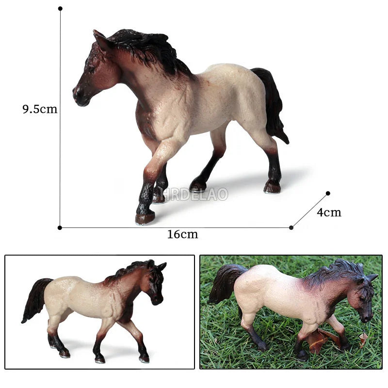 Farm Horse Model Figures – Appaloosa, Hanover, Clydesdale, Quarter & Arabian
