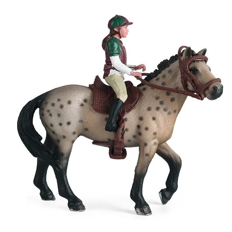 Farm Horse Model Figures – Appaloosa, Hanover, Clydesdale, Quarter & Arabian