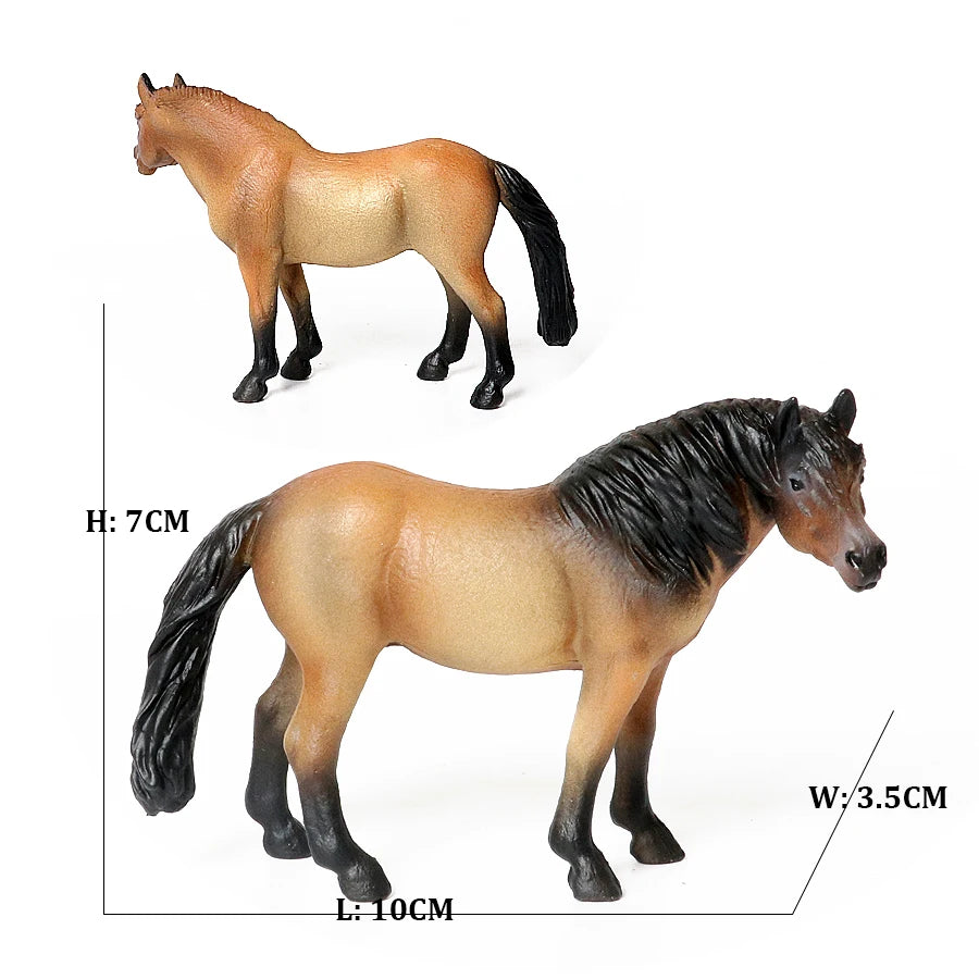 Horse & Farm Animal Figures – Playset