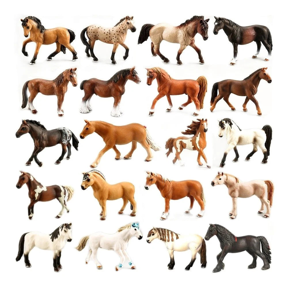 Realistic Horse Model Figures – Foal & Pony Collectibles