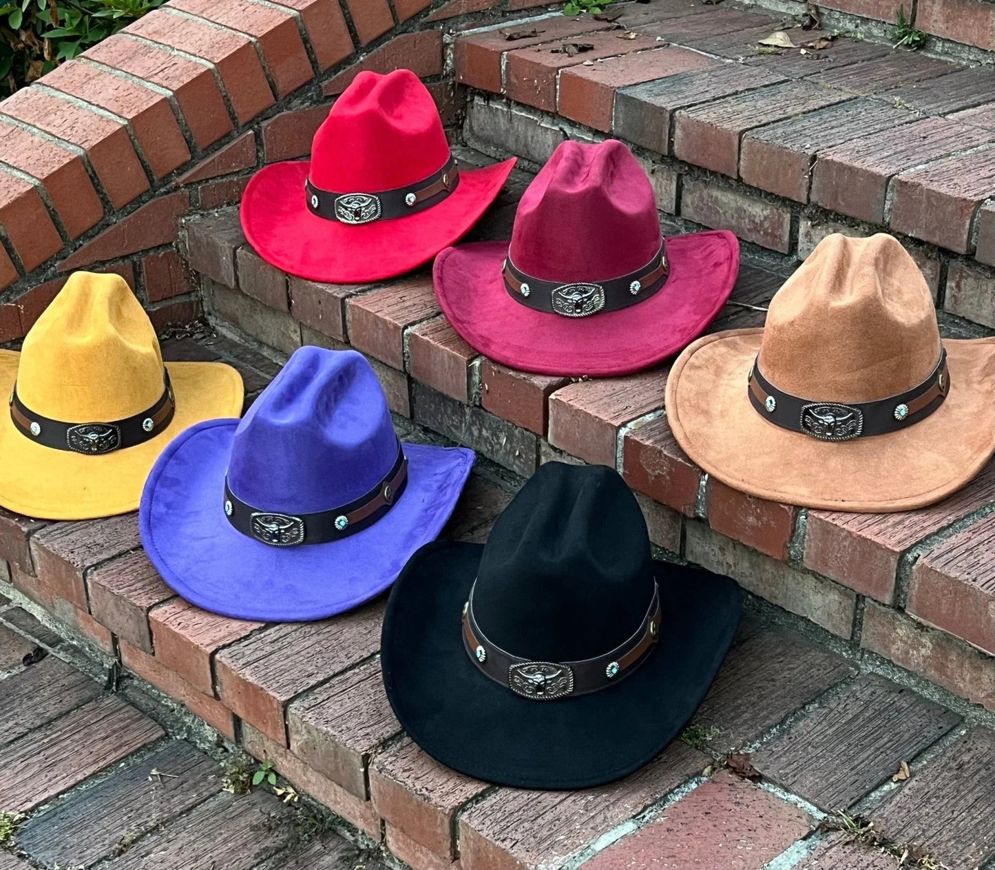 Premium Bullfire Suede pinched Cowboy Hat