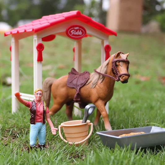 Forest Wild Steed – Realistic Horse Model Figures | Haflinger & Ferghana