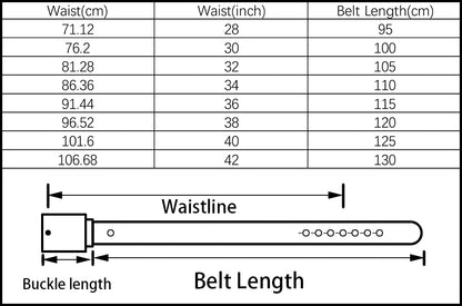 Cow Embossed Belt Genuine Leather Leisure Cowboy Big Agio
