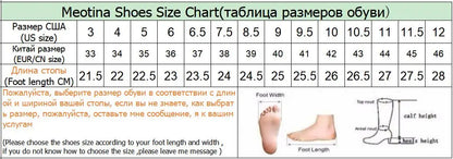 Meotina Women Knee High Cowboy Boots Pointed Toe Thick High Heels Embroidery Western Cowgirl Gogo Boots Ladies Fashion Shoes 43