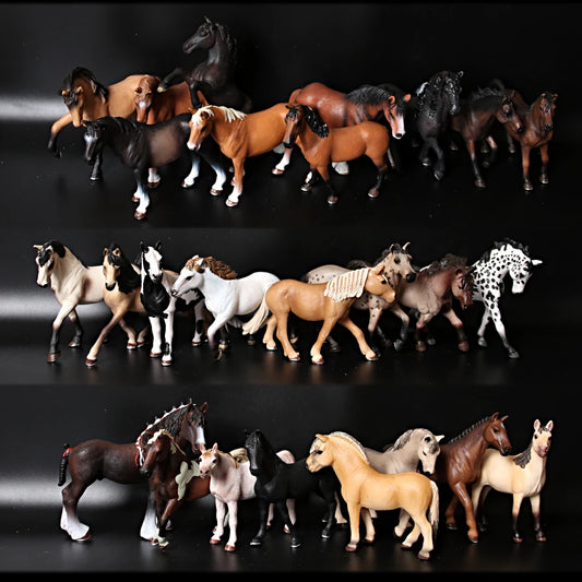 Realistic Horse Model Figures – Foal & Pony Collectibles