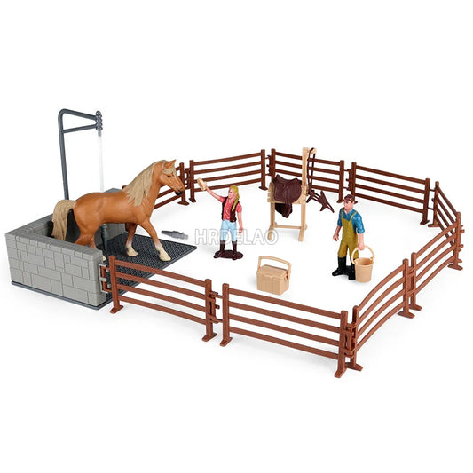 Farm Horse Model Figures – Appaloosa, Hanover, Clydesdale, Quarter & Arabian